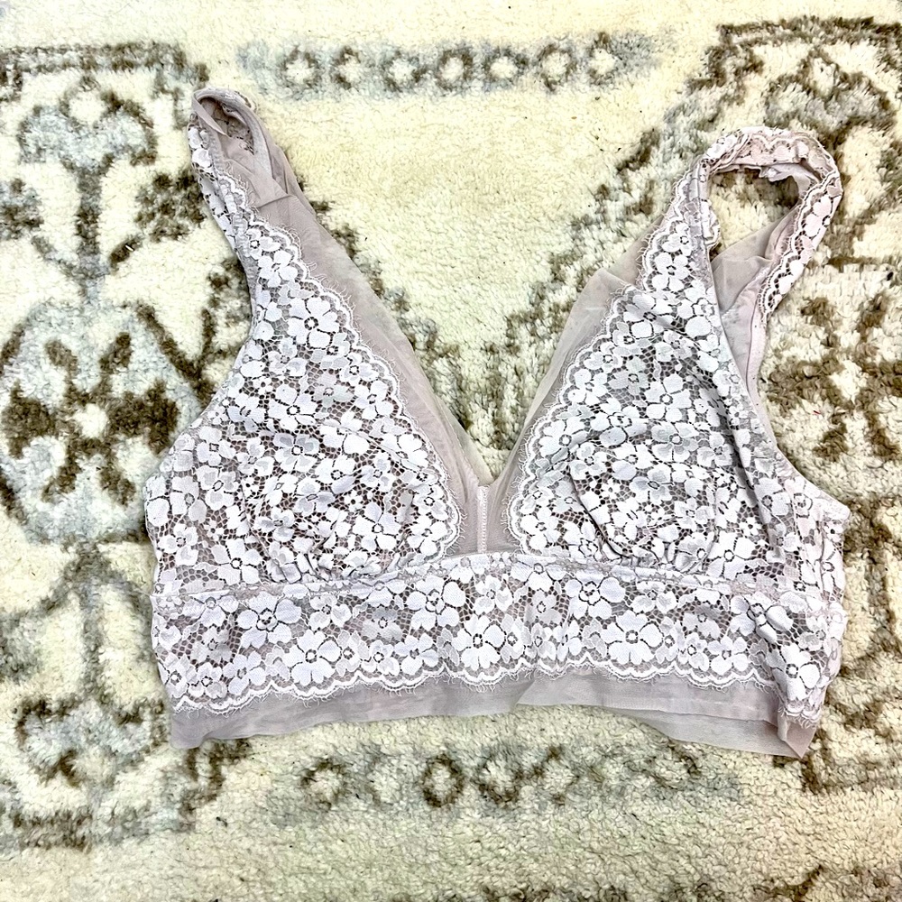 Aerie pink lace bralette